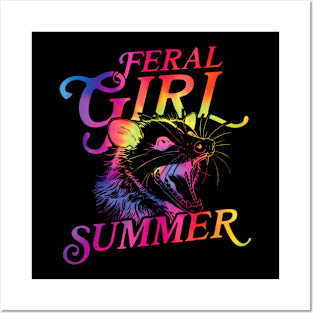 Feral Girl Summer Posters and Art